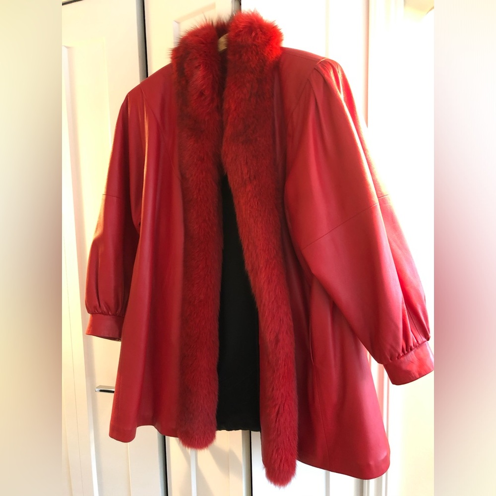 Leather Swing Jacket - Picture 2 of 2